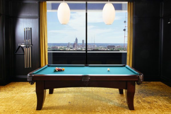 Cloud Room pool table
